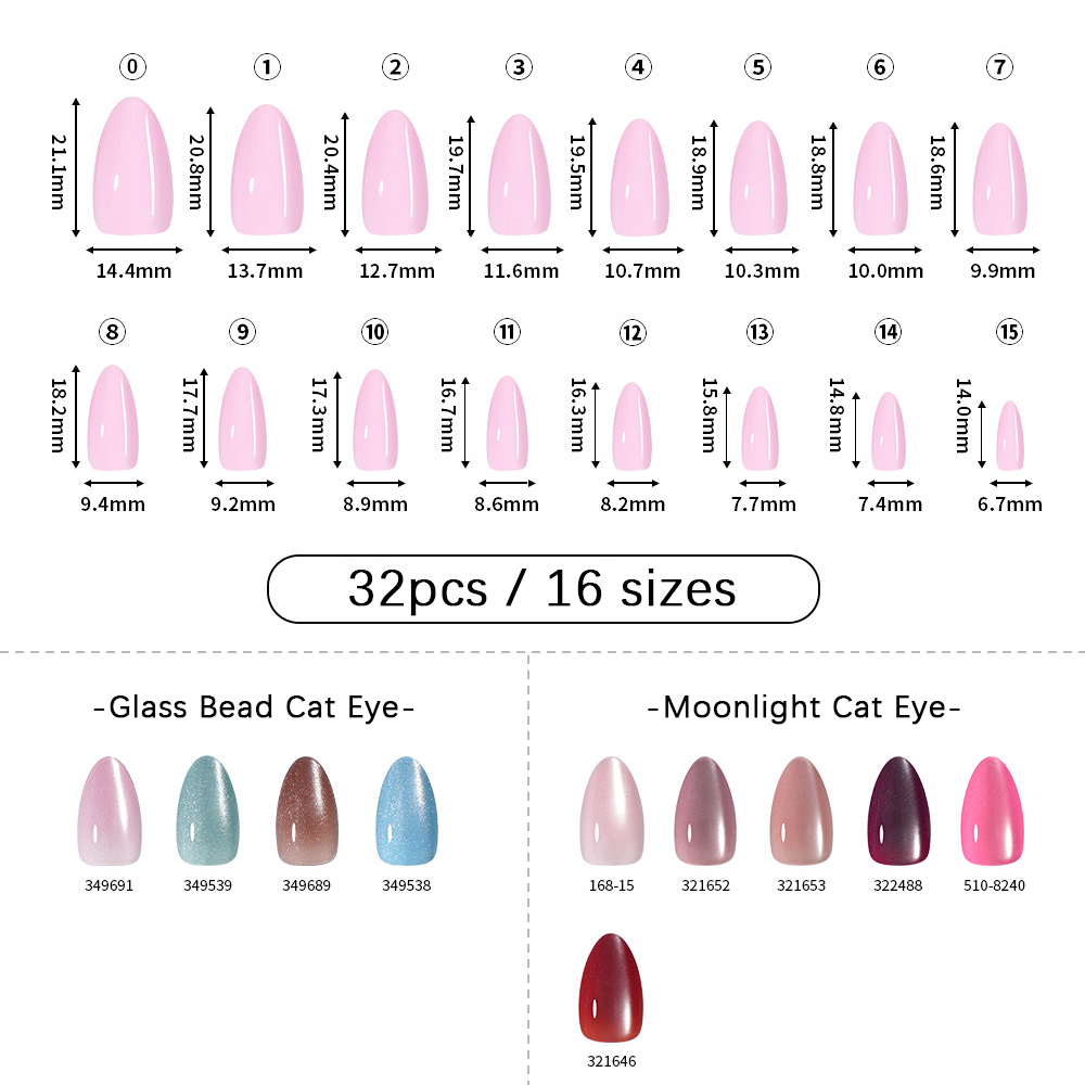 VITAGWX 32pcs Press on Nails A - Resin Craft Material ulasan dan harga