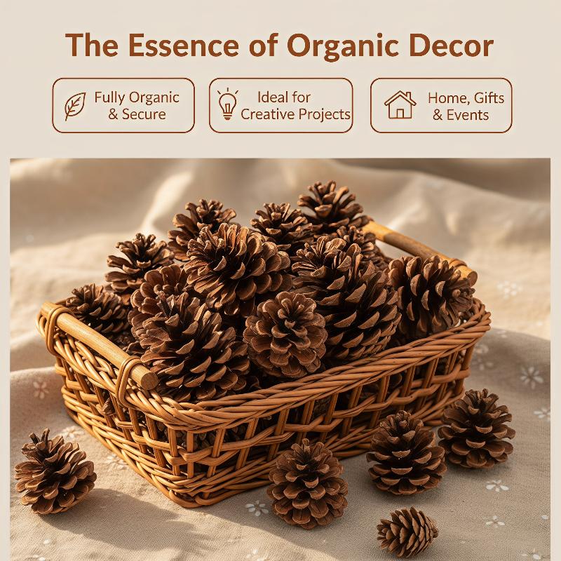 Natural Dried Pine Cones 5/10/ - Dried Flower Bulk ulasan dan harga