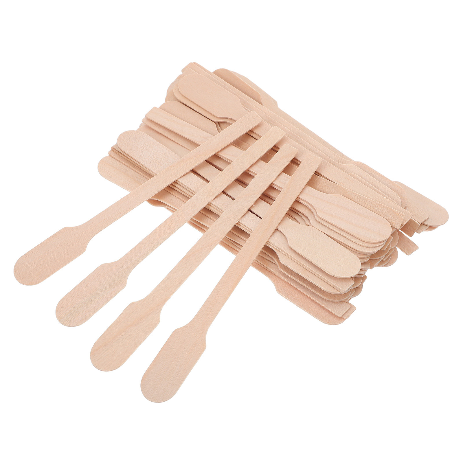 200Pcs Wooden Paint Stirring S - Resin Craft Material ulasan dan harga