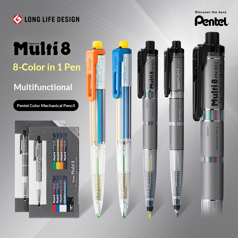 Pentel Multi 8 Multifunctional - Staedtler Pencil Lumocolor ulasan dan harga