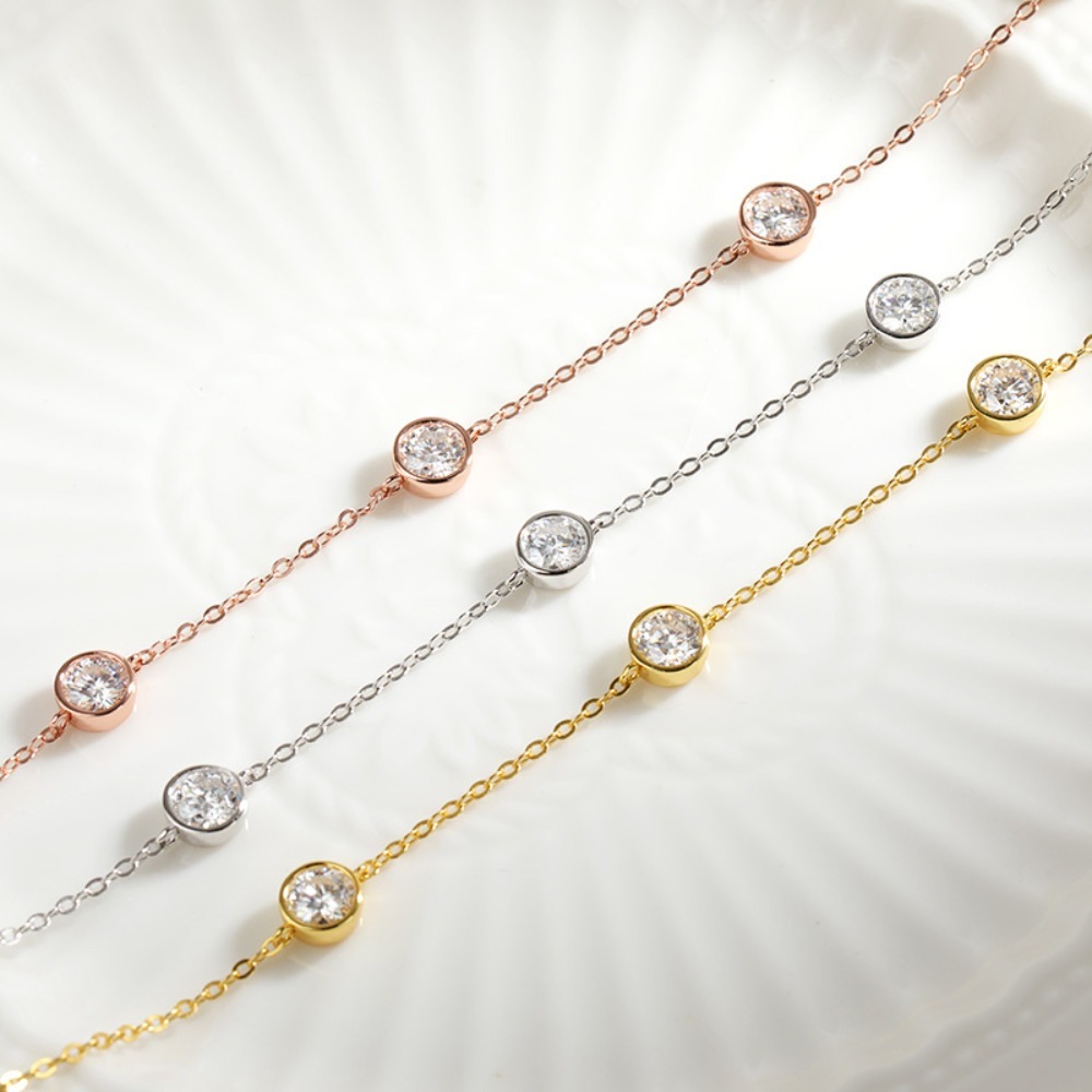 GRA Certified 5mm Moissanite N - Bezels Set Pendant ulasan dan harga